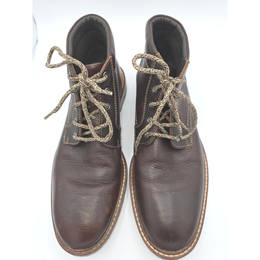 Johnston & Murphy Men's F22 59-4030 Brown Leather Ankle Boots - Size 8M